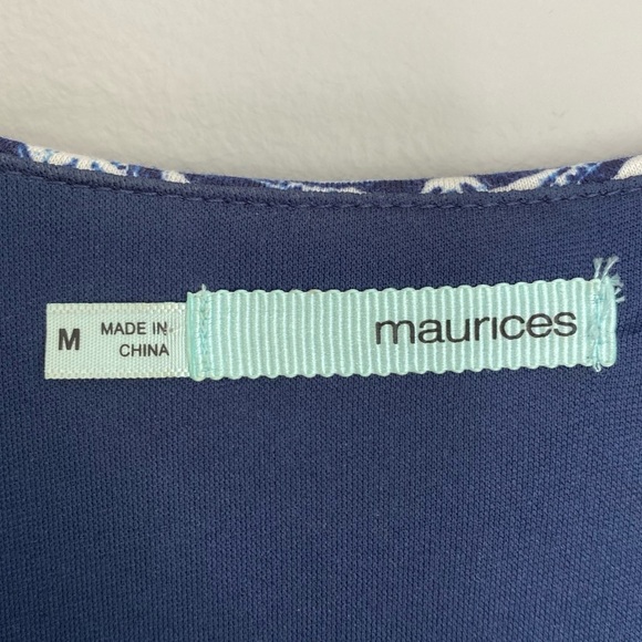 Maurices Blue and White Patterned Sundress - Picture 4 of 4
